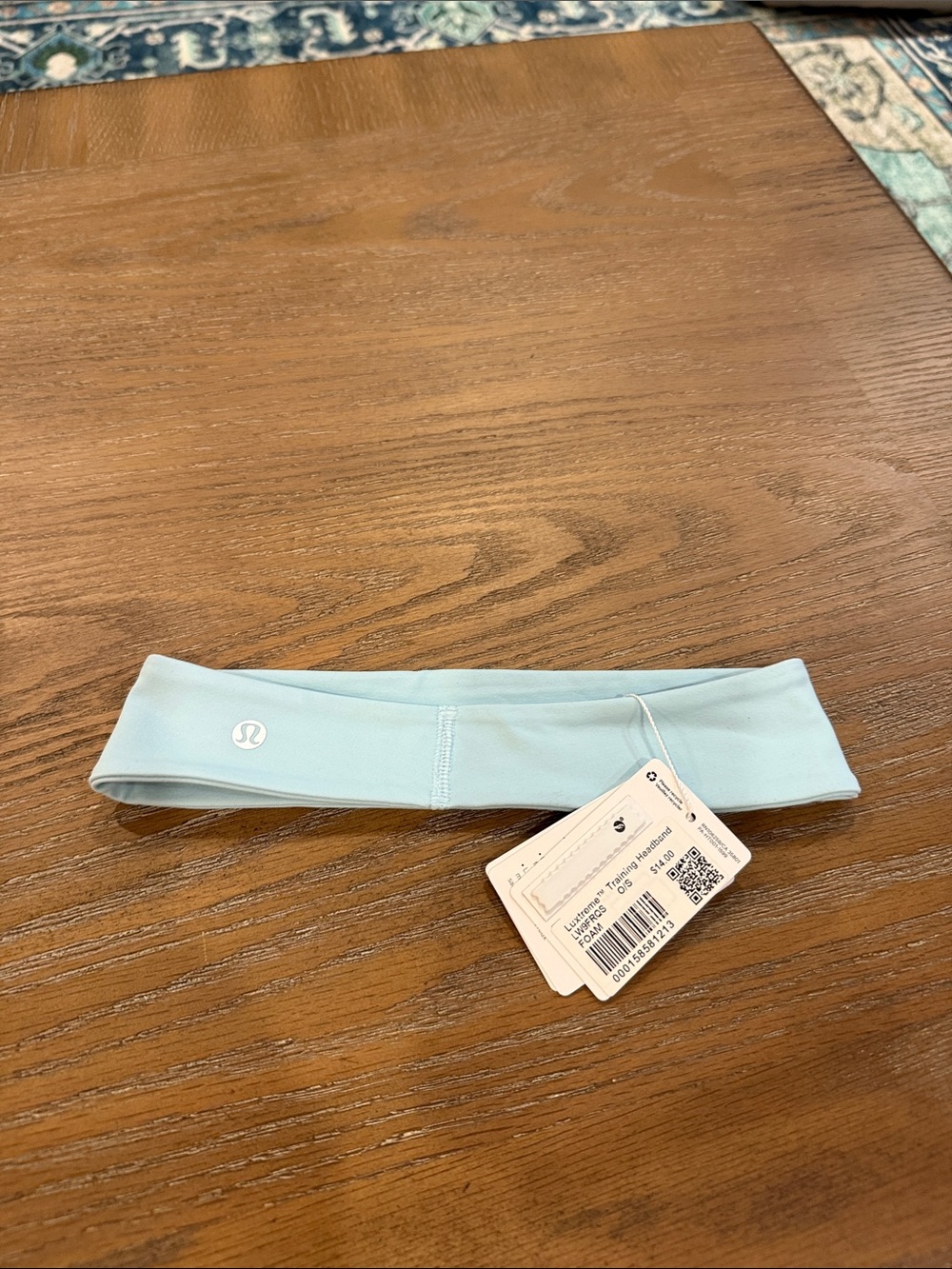 lululemon athletica Light Blue Athletic Headband